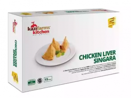 Kazi Farms Kitchen Chicken Liver Singara 15 pcs